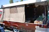 Restored 1954 Sport Ranger Trailer With Fiberglass Poptop and Canvas Tent Sides